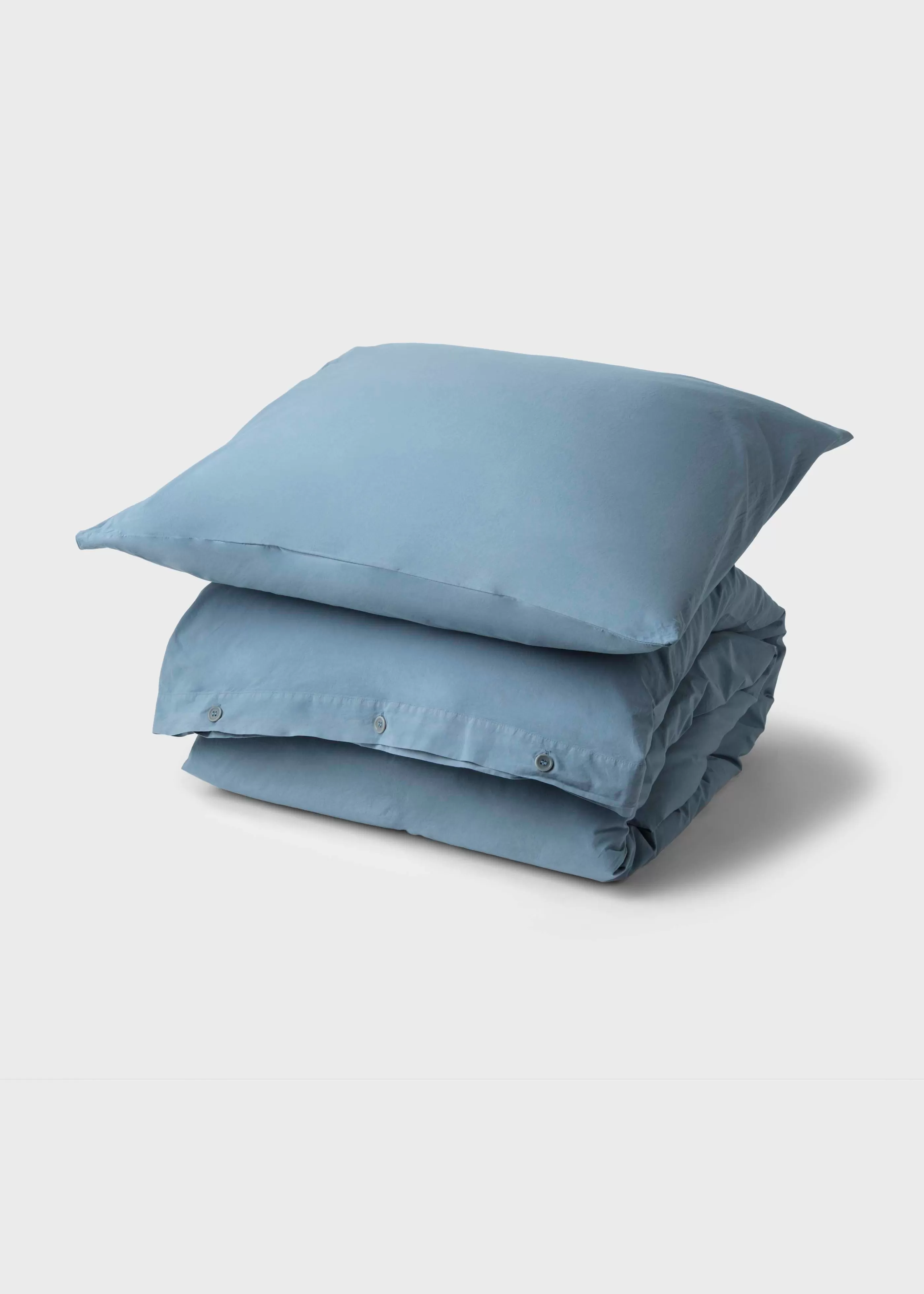 Klitmoller Collective Bed set - Plain - 140 x 200 + 80 x 80 - Light blue- Bettwäsche