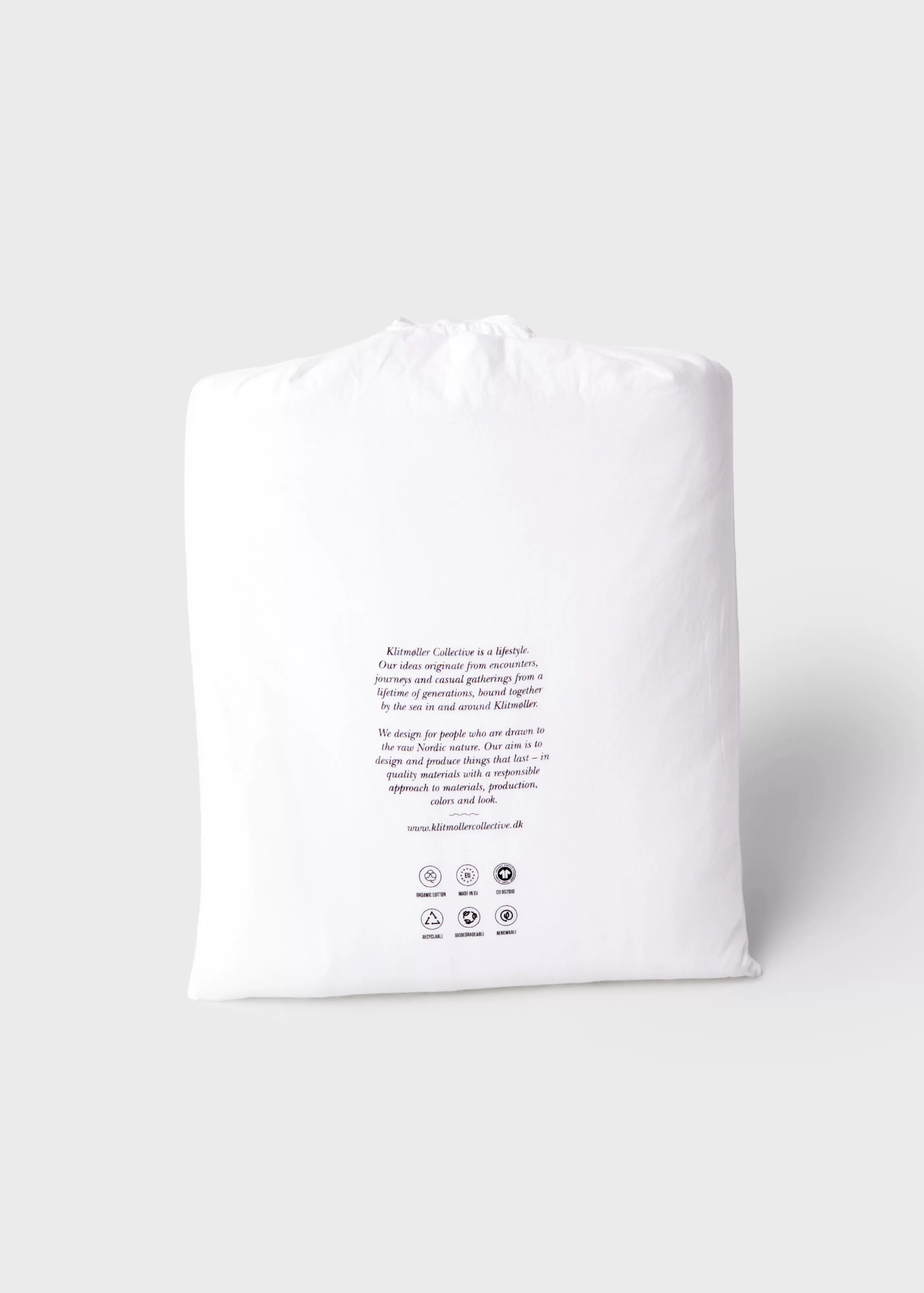 Klitmoller Collective Bed set - Plain - 140 x 200 + 80 x 80 - Sage- Bettwäsche