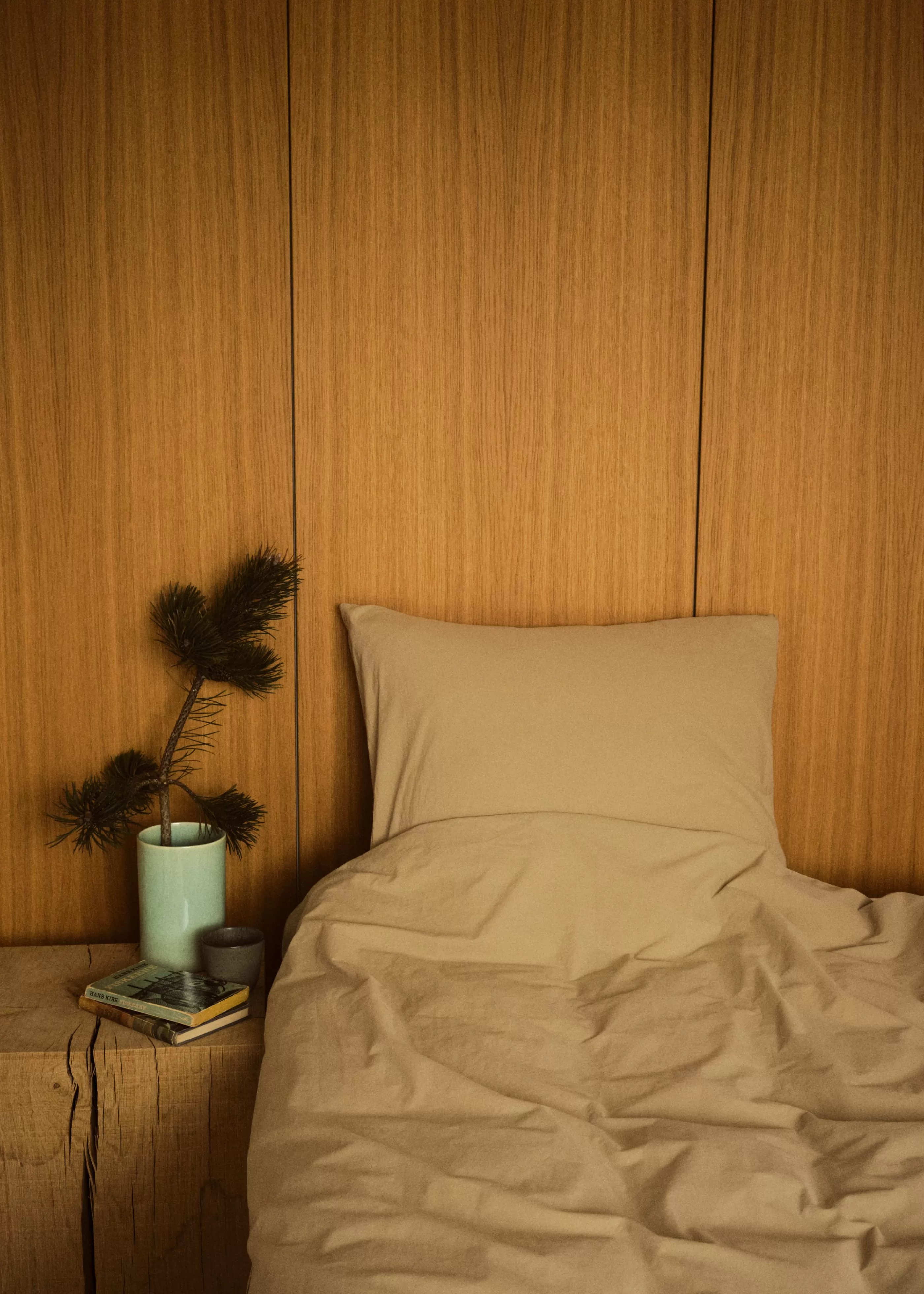 Klitmoller Collective Bed set - Plain - 140 x 220 + 60 x 70 - Sand- Bettwäsche