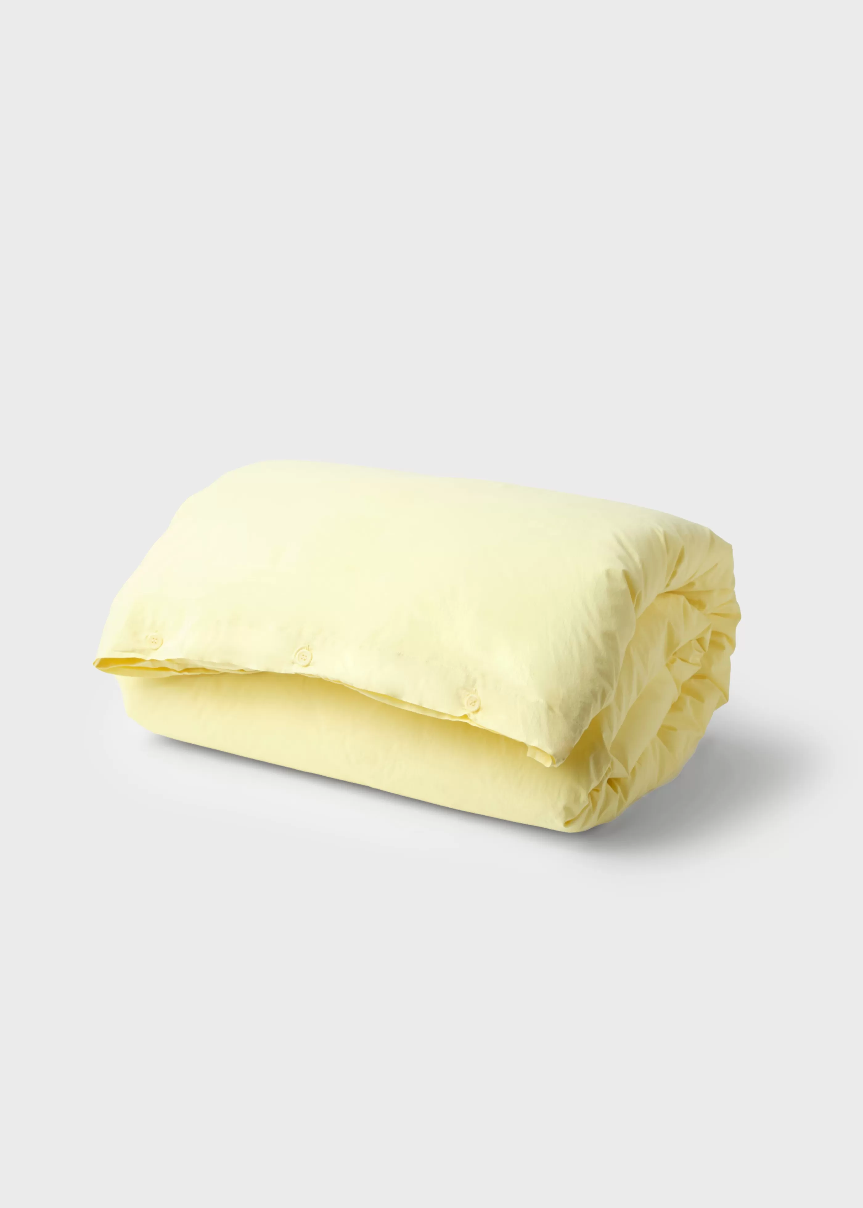 Klitmoller Collective Bed set - Plain - 140 x 220 + 80 x 80 - Lemon sorbet- Bettwäsche