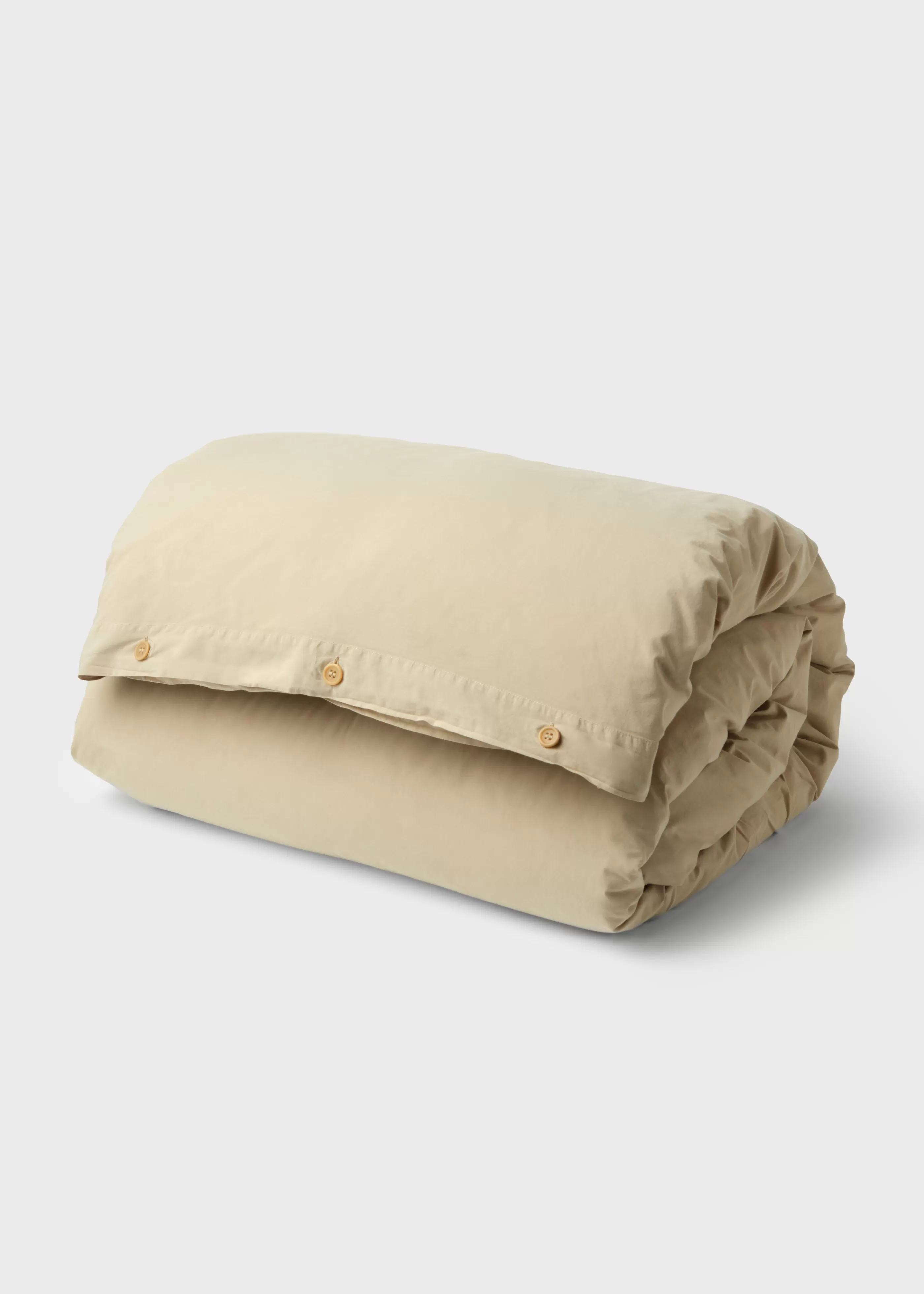 Klitmoller Collective Bed set - Plain - 140 x 220 + 80 x 80 - Sand- Bettwäsche