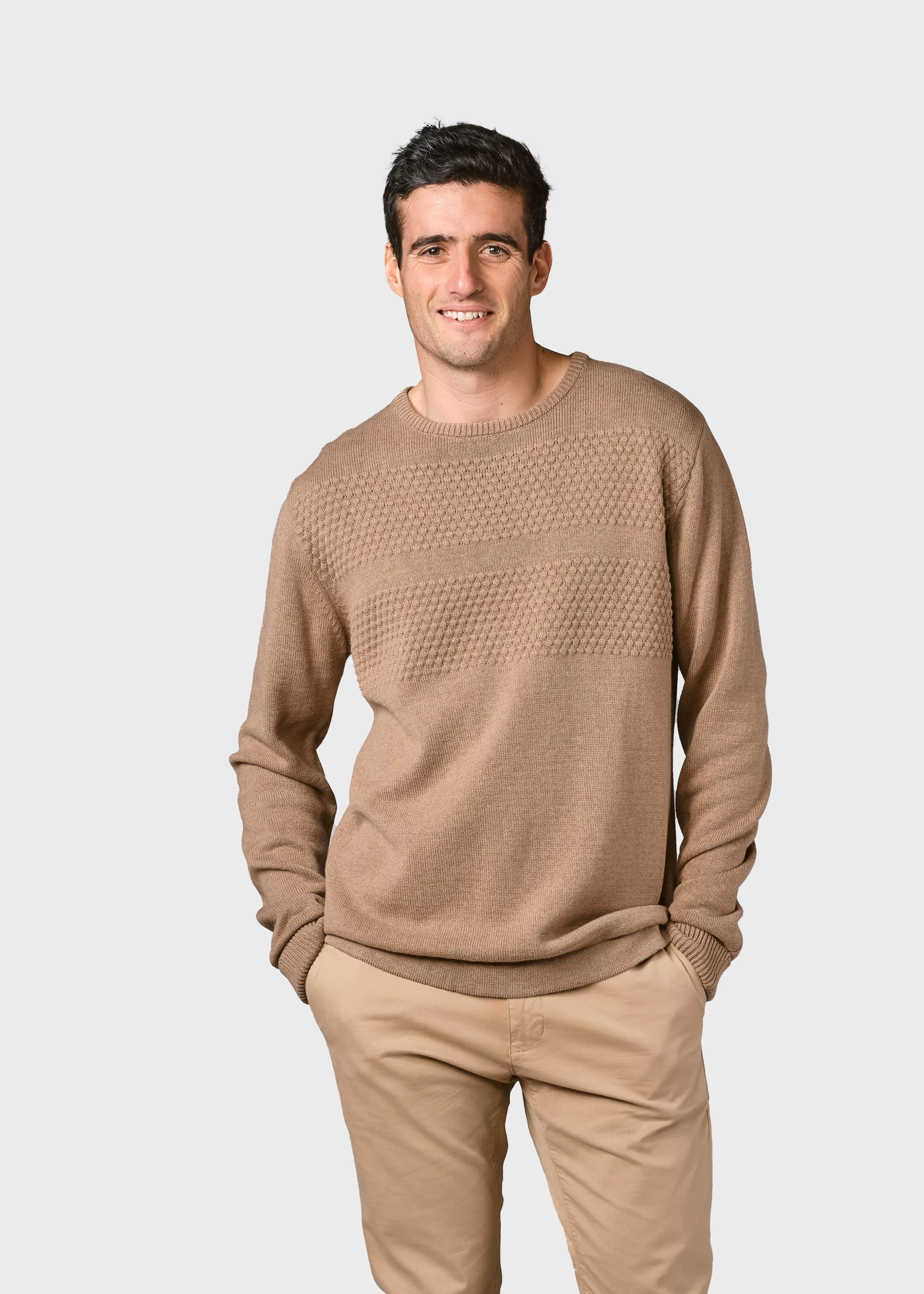 Klitmoller Collective Herbert knit - Sand- Strick