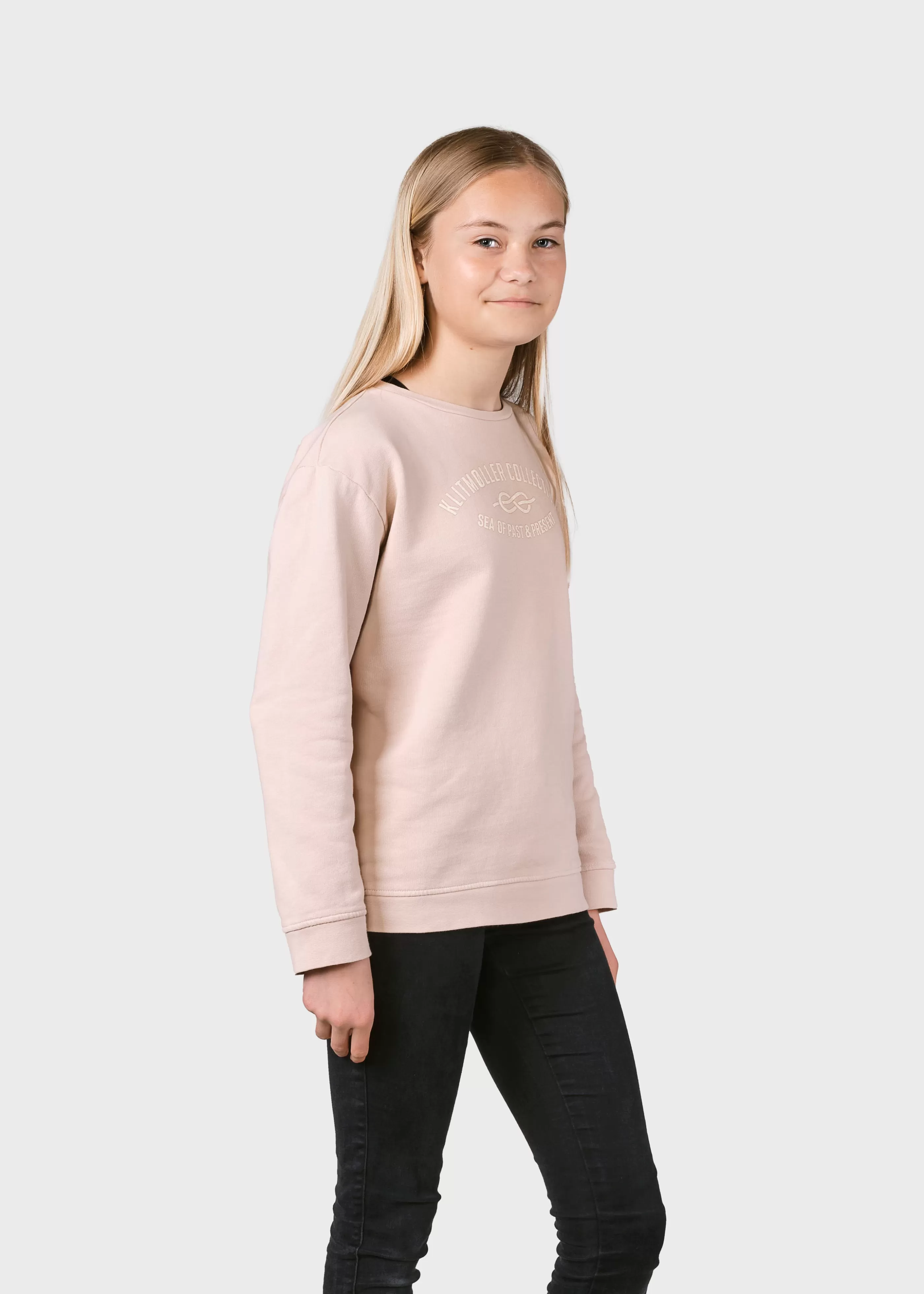 Klitmoller Collective Kids logo eye crew - Rose- Kinder