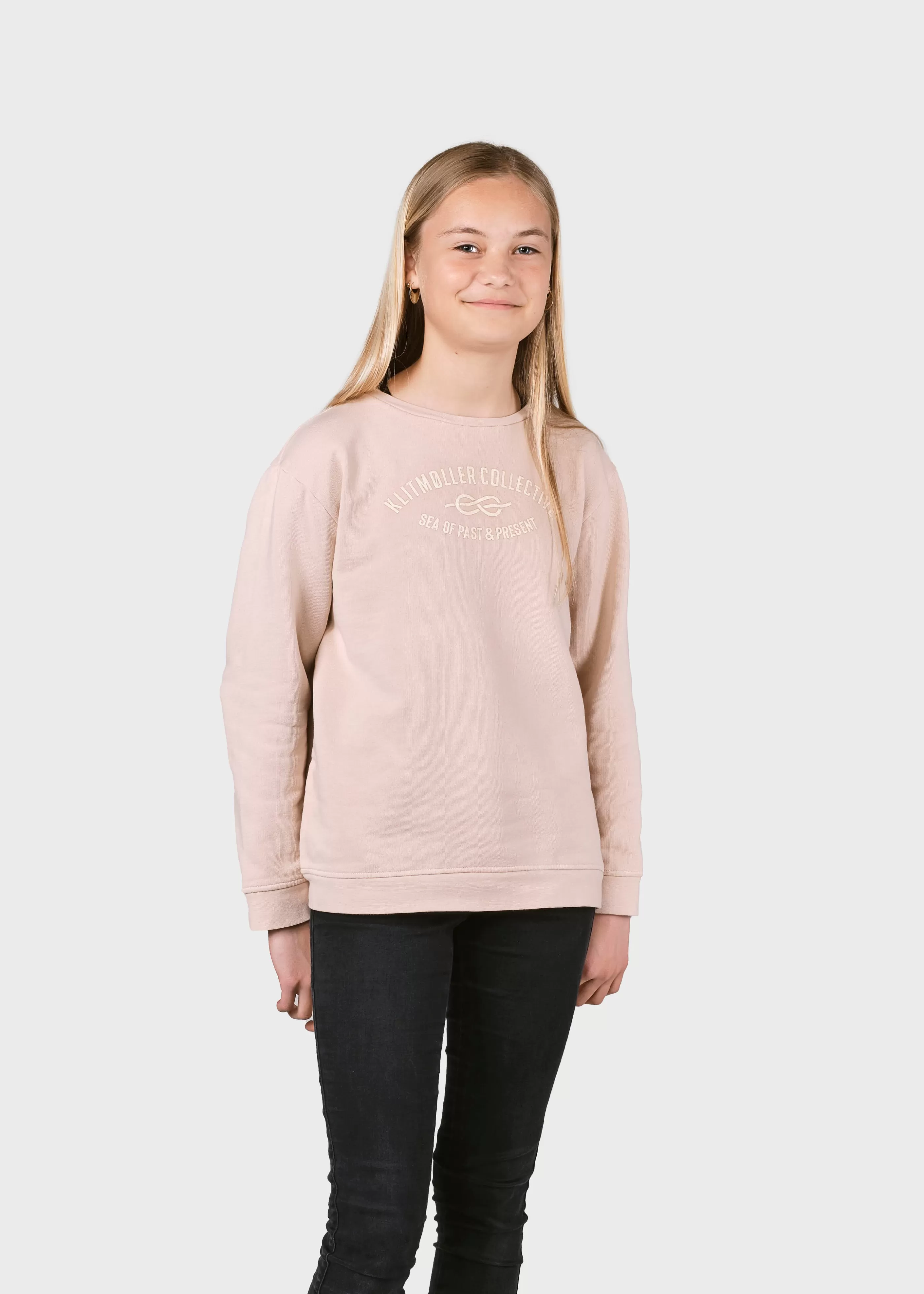 Klitmoller Collective Kids logo eye crew - Rose- Kinder