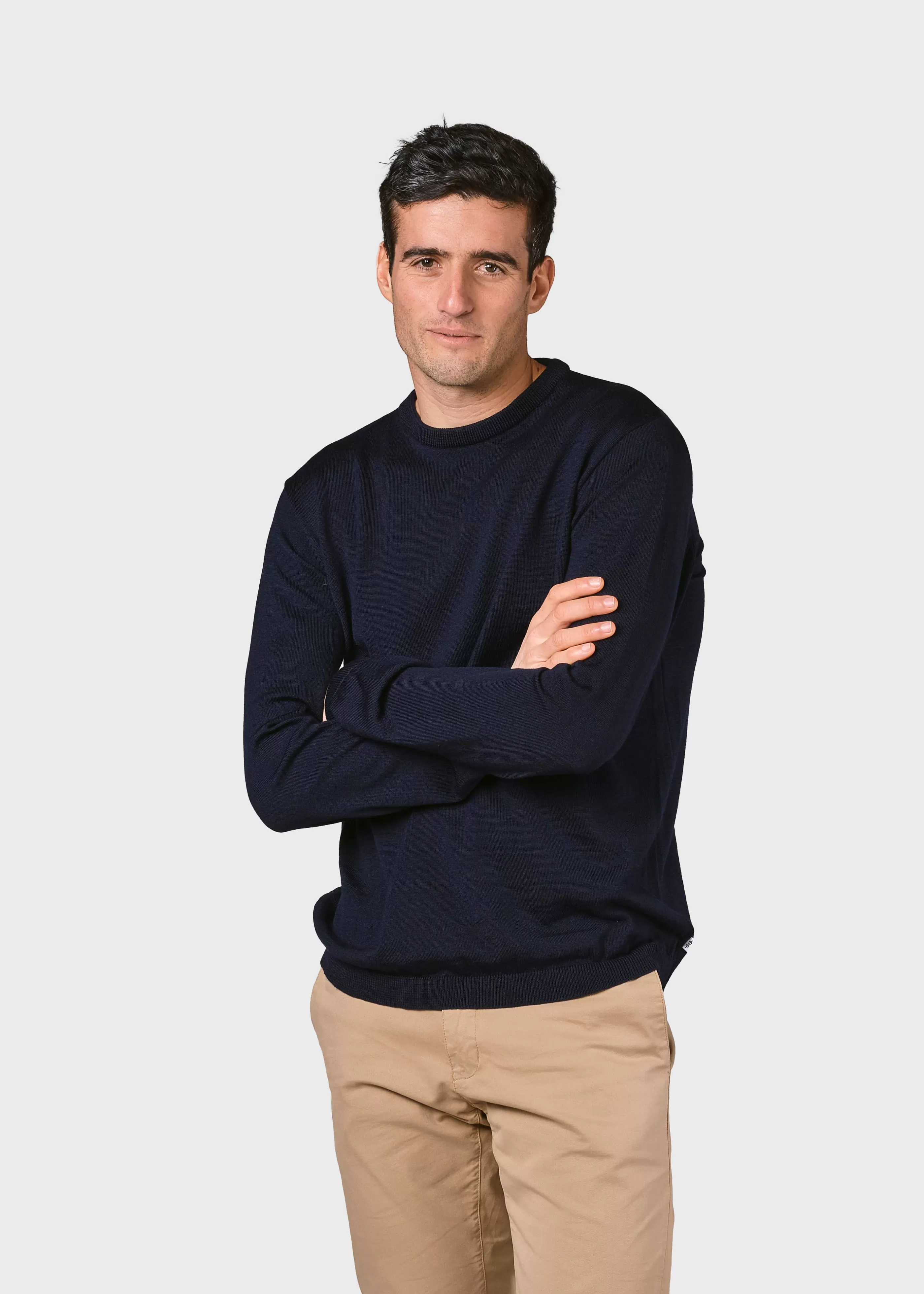Klitmoller Collective Mens basic merino knit - - Strick