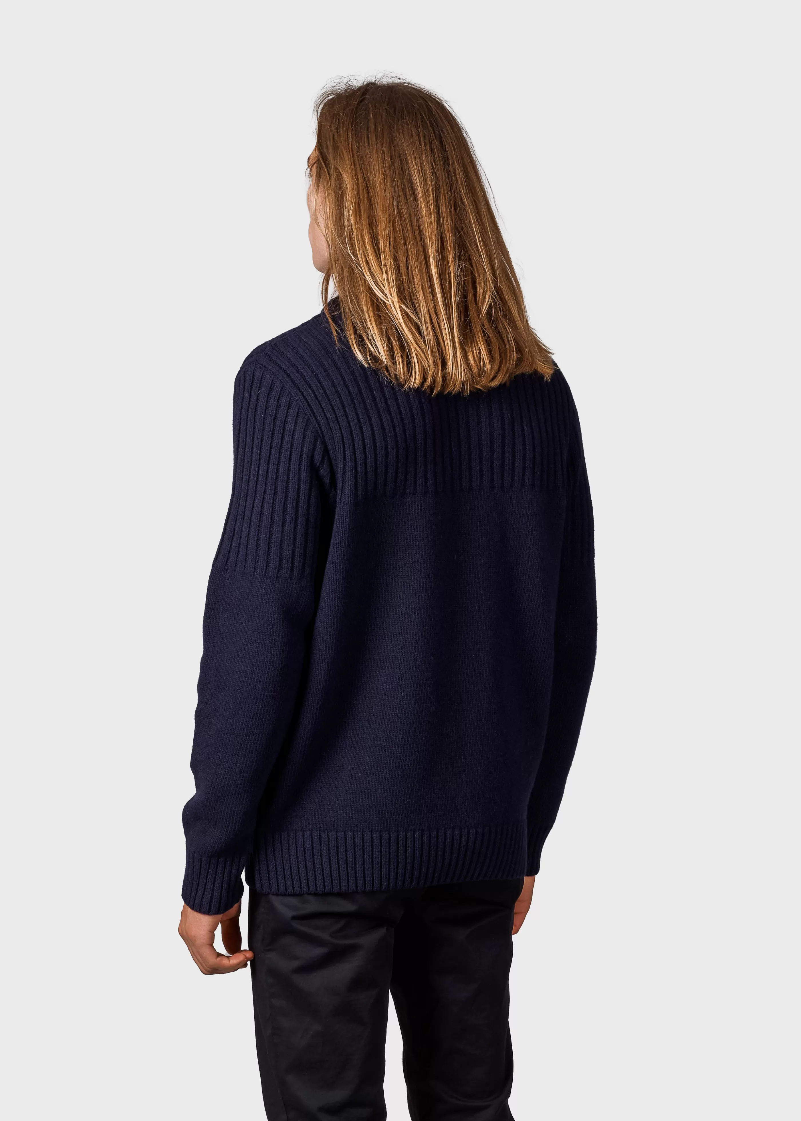Klitmoller Collective Søren knit - Navy- Strick